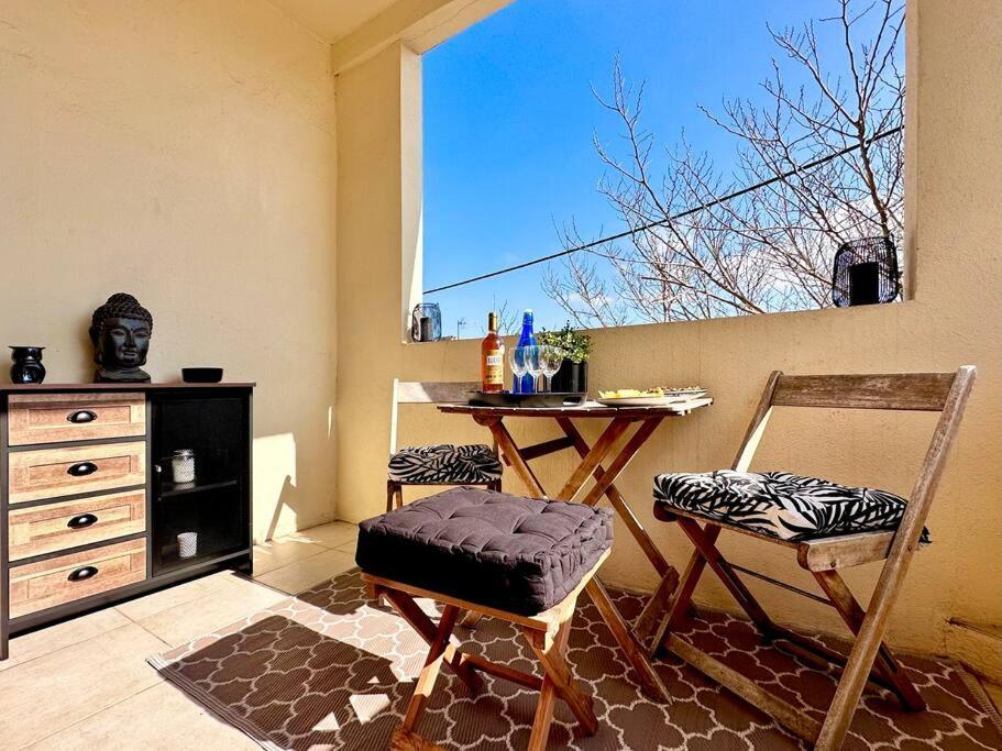 Le Coin De Mer 2, Bord De Mer, Plage 30M, Cosy, Clim, Wifi, 4 Personnes Fos-sur-Mer Dış mekan fotoğraf